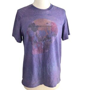 PS Paul Smith Floral SKULL Overlaid Screen-Printed T Shirt Unisex size M